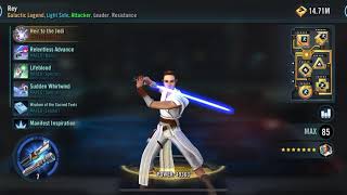 SWGOH Sith Empire with Thrawn and Wat vs. GL Rey