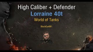 WoT PS4 | Lorraine 40t | High Caliber + Defender