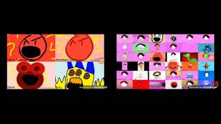 bfdi auditions 4 and 36 parison