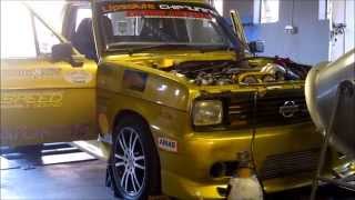 Schalk's Nissan 1400 Turbo Dyno Run; 01/09/2014