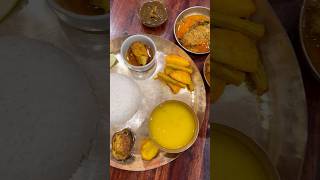 Traditional Bengali Thali #shorts #trending #thali #youtubeindia #food