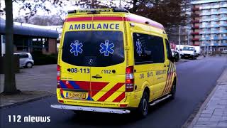 A1 vele ambulances met spoed in Nijmegen