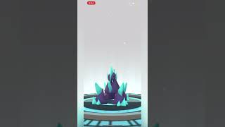 Evolving Into Shiny ✨ Gigalith 🪨 With Meteor ☄️ Beam On Community Day In PokemonGo #shorts 🩳