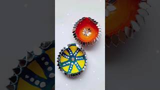 Diwali decorating ideas at home / diya decor idea #shorts #diyacraft