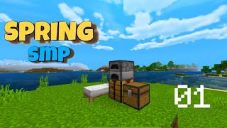 SpringSMP #1 |Gathering Resources|Filipino Minecraft SMP