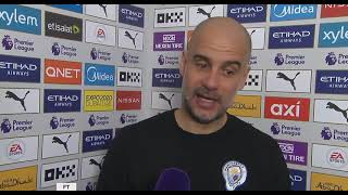 Pep Guardiola Post Match Interview | Manchester City vs Brighton 3-0 2022