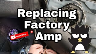 Replacing Factory Amp "2008 Mustang Gt"