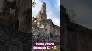 Archaeological site Piazza Vittorio Emanuele II in Italy 🇮🇹 #rome #italy #shortvideo