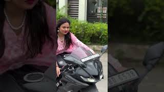 Cute 🥰 girl bike lover status || Girl bike riding video || princi Sanju 99 Instagram reels viral