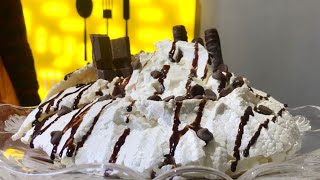 New Year Special Chocolate Dessert | New Year Special Pavlova Cake 2023 | New Year Sweet Recipes