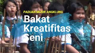 MELATIH SISWA SD BERMAIN ANGKLUNG | MENYENANGKAN | LAGU TELAGA BIRU | PADUAN MUSIK ANGKLUNG|