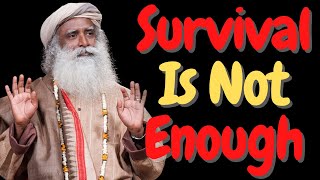 Survival is Not Enough | Sadhguru Answers