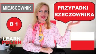 LEARN POLISH (B1): MIEJSCOWNIK (LOCATIVE CASE)/ ENGLISH SUBTITLES