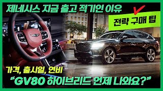 GV80 페이스리프트 신형 가격 구매 전략은 이걸로 끝내세요 (+ 하이브리드 출시 최신소식 정리)