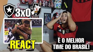 REACT BOTAFOGO 3 X 0 VASCO MELHORES MOMENTOS BRASILEIRÃO 2024 REAÇÕES RIVAIS