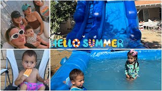 I HOSTED A GRADUATION WATER PARTY FOR THR KIDS