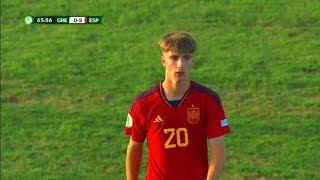 César Palacios - Spain U19 vs Greece