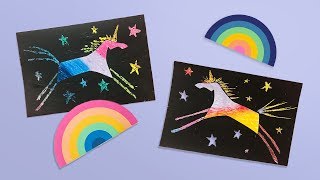 Make Unicorn Scratch Art