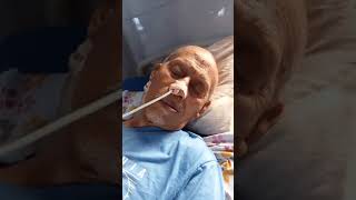 Nose feeding of my Dad on 10th July, 2024 at PC Nursing Home as he needs physical and special care