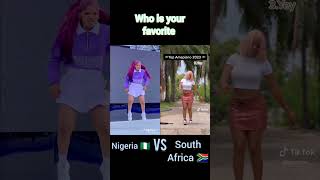 who is nailed it. Nigeria🇳🇬 VS South Africa🇿🇦#subscribe