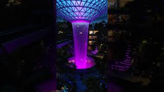 Jewel at night, Changi airport