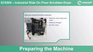 SC6500 Scrubber-Dryer - Use & Care Guide