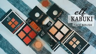 Makeup Brushes #1 | ELF KABUKI FACE BRUSH DEMO/REVIEW