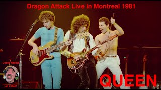 Coach Reacts: QUEEN "Dragon Attack" LIVE from Montreal 1981 - Brian, John, Roger, and Freddie