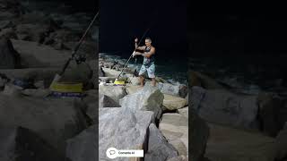 GUARAJUBA PEGA NO ESPIGÃO #pescador #pescadores #fortalezaceara #short