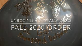 Unboxing Hot Stamp Discs Beaver Branch (Dynamic Discs)