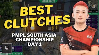 The Top 3 Clutches of PMPL 2023 South Asia Finals Day 1 @PUBGMOBILEEsports