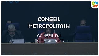 Conseil Métropolitain | 18 avril 2024