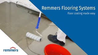 Floor coating made easy - Remmers systems