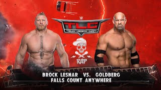 FCA Match with "Rap Battle"🎵 | Brock Lesnar vs. Goldberg | WWE TLC 2024