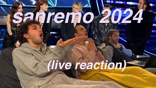 NON DOVEVA finire cosi | Vlog finale Sanremo 2024 LIVE REACTION dal nostro divano (Reazione Sanremo)