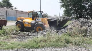 JCB 31-70 Agri on typical construction works. LLC LANDTECH - official dealer of JCB in Ukraine.