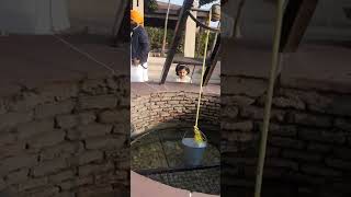 Avika Hand waterwell old technology //fill water from well// Jalandhar Haveli