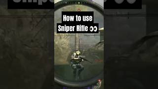 How to use a Sniper Rifle in Call Of Duty 👀