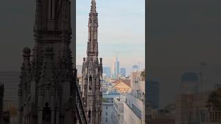 Stunning Milan Rooftop Views #milan #rooftopview #travel #italy