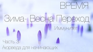 Время. Зима-Весна Переход. Аюрведа для начинающих.