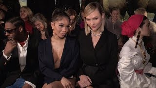 Saweetie, Karlie Kloss and more Front Row at Brandon Maxwell Fashion Show in NYC