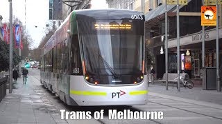 Trams in Melbourne - Victoria, Australia