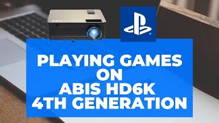 Playing Games on ABIS HD6K Fourth Generation SMART Android Projector