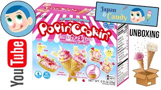 [DIY Kit] Popin Cookin: "Tanoshii Cakes/Icecream" 📦🍨🍦 Japan&Candy #ポッピンクッキン #kracie #fyp