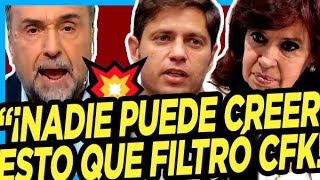 💥 NAVARRO EN LLAMAS TRAS ENTERARSE de lo que filtró CFK sobre Axel "No podés seguir a las patadas...