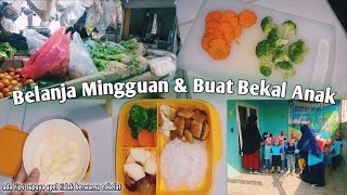 BELANJA HEMAT 100.000 DI PASAR TRADISIONAL, LANJUT BUAT BEKAL ANAK SEKOLAH || FOOD PREPARATION IRT