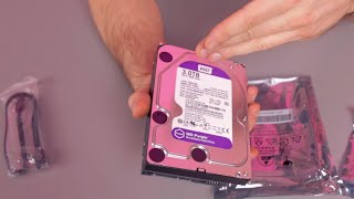 Жесткий диск Western Digital Purple 3 Tb из Китая. Для архива и видеонаблюдения WD