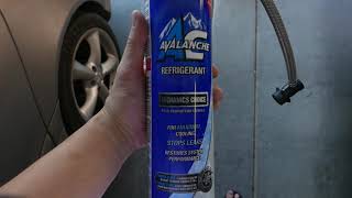 2006 Mercedes C230: How to  A/C Refill with AC Pro Freon r134 HD