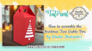 How to assemble the Christmas Tree Gable Box 2  by Studio Ilustrado