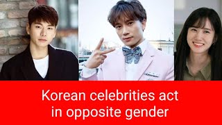 korean actors and actress played opposite gender roles | tale of nokdu King's affection